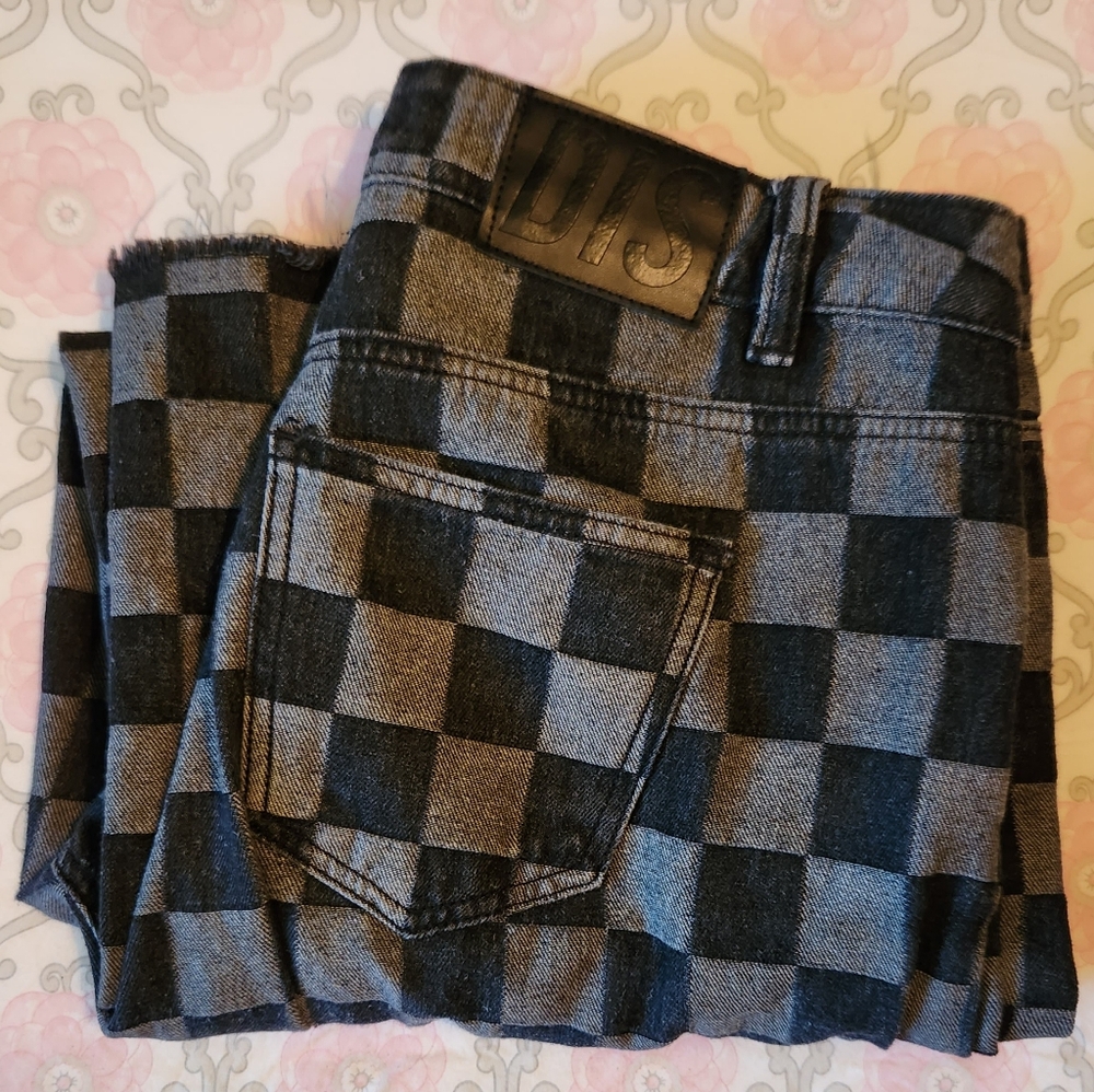 Disturbia Checkered Jeans